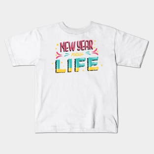 Happy New Year New Life Kids T-Shirt